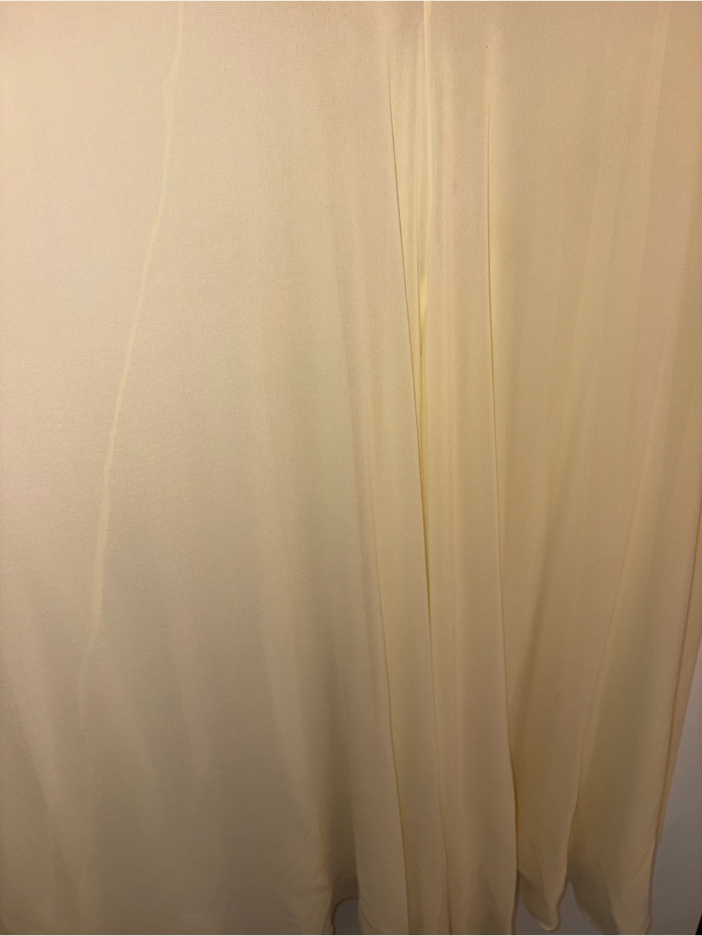 House of CB Pale Yellow Sleeveless Keyhole Mermaid Gown - Picture 7 of 12
